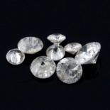 STUART DEVLIN STOCK - Fifteen brilliant cut diamonds, weighing 1.07ct