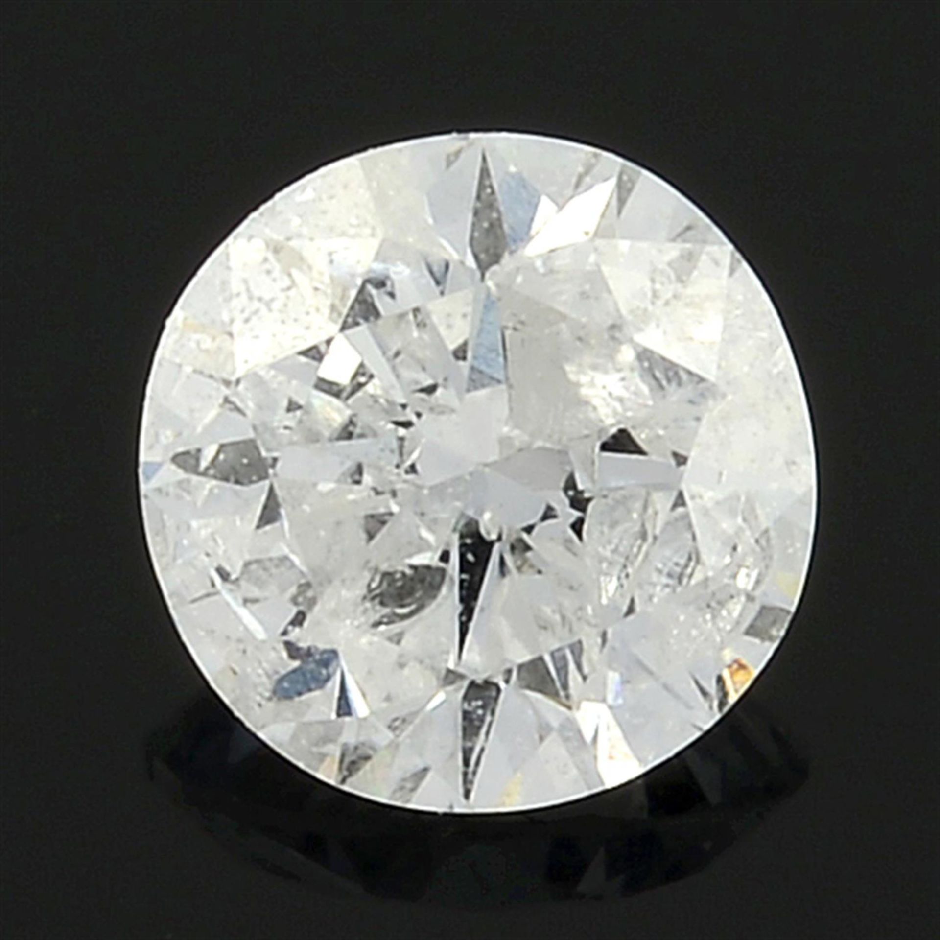 A brilliant cut diamond weighing 0.25ct with AnchorCert report.
