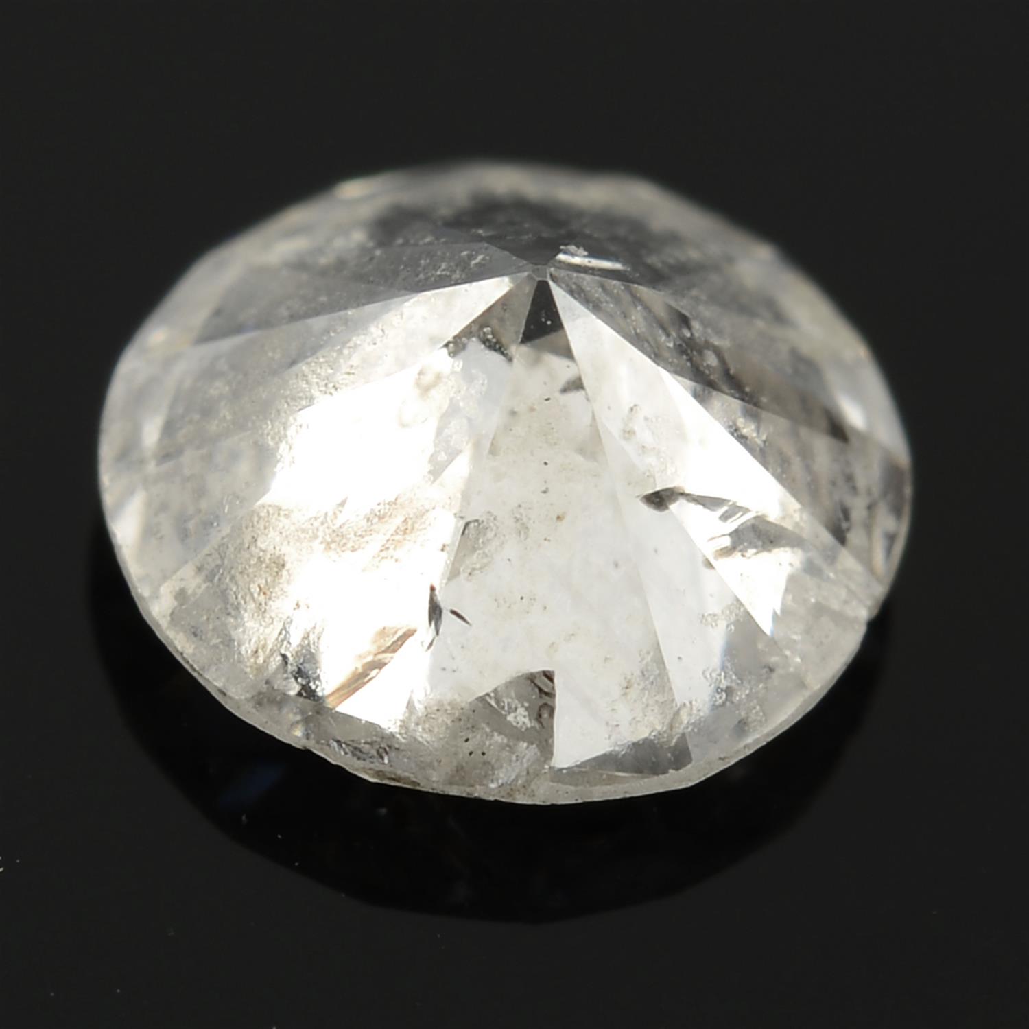 A brilliant cut diamond, estimated weight 0.57ct. - Image 2 of 2