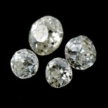 Ten vari-shape diamonds, weighing 1.43ct