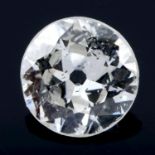A brilliant cut diamond, weighing 0.51ct