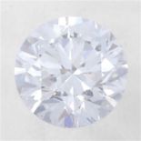 A brilliant cut diamond, weighing 0.28ct. Within IGI security seal