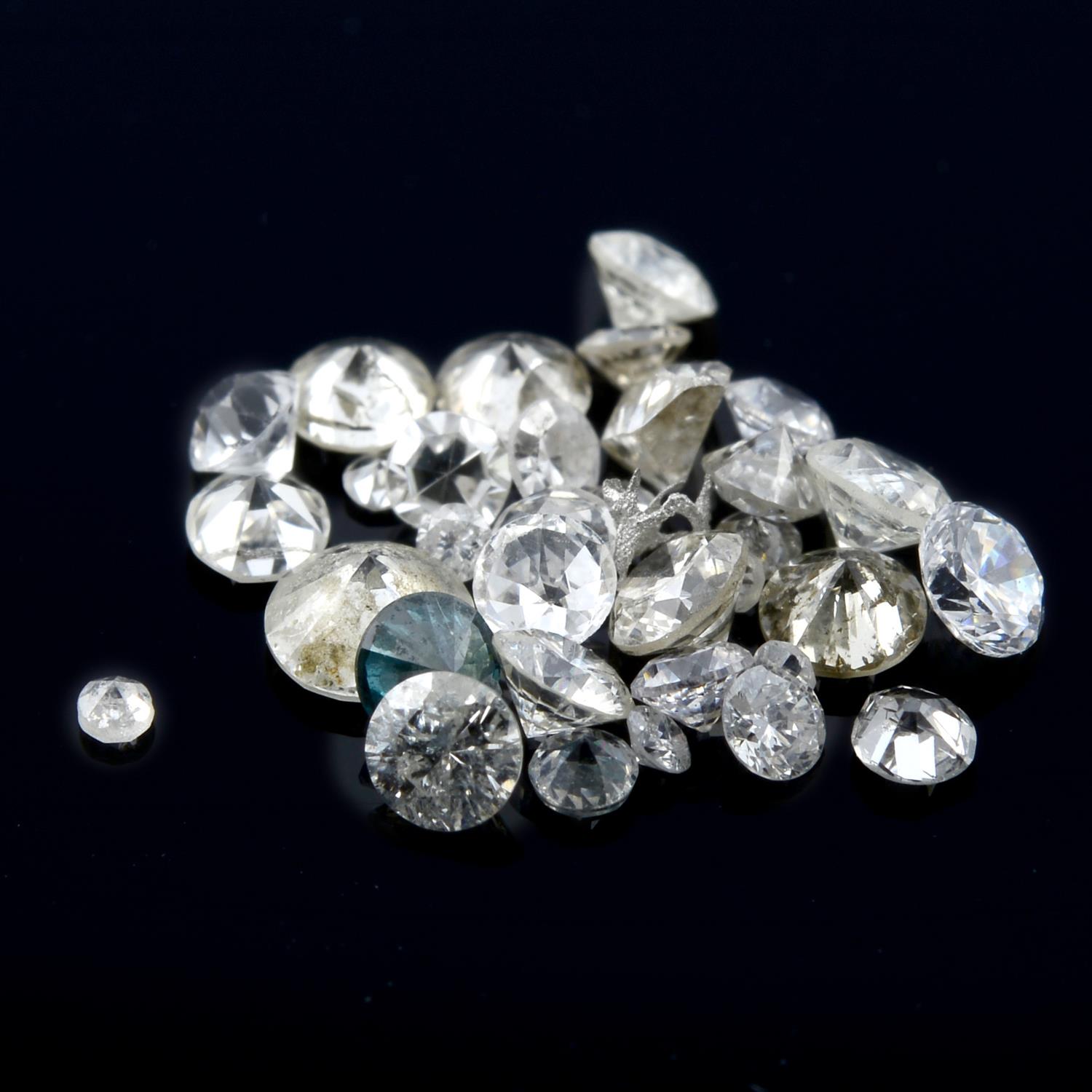 Selection of vari-shape diamonds, weighing 10.72ct