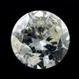 A brilliant cut diamond, weighing 1.65ct