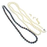 A selection of cultured pearl jewellery.