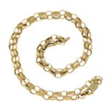 A 9ct gold chain.