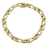 An 18ct gold bracelet.