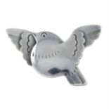 A bird brooch, by Arno Malinowski for Georg Jensen.