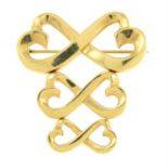 A 'Loving Heart' articulated brooch, by Paloma Picasso for Tiffany & Co.