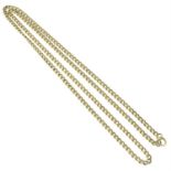 A 9ct gold curb-link chain.