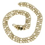 (57036) A 9ct gold chain necklace.