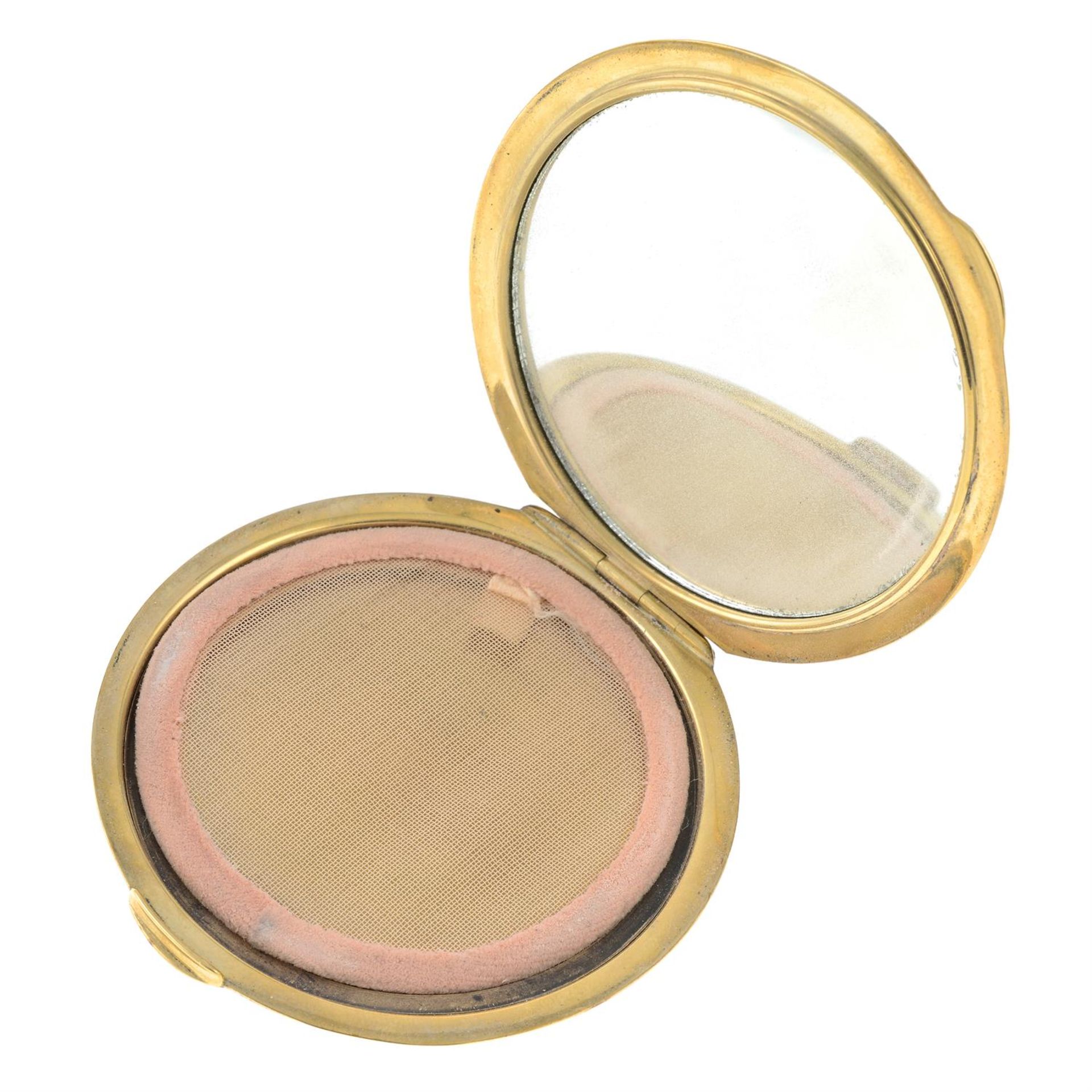 An early 20th century 9ct gold powder compact. - Image 3 of 3