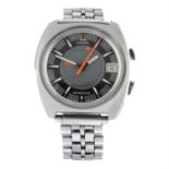 OMEGA - a stainless steel Memomatic bracelet watch, 40x38mm.