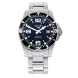 LONGINES - a stainless steel Hydro Conquest bracelet watch, 41mm.