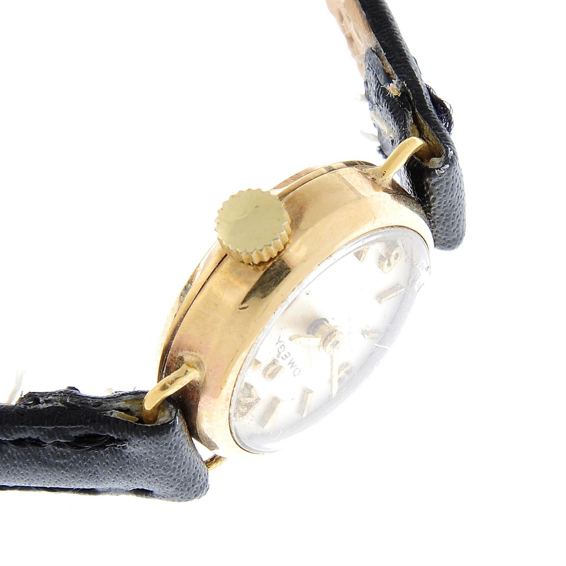 OMEGA - a 9ct yellow gold wrist watch, 16mm. - Image 3 of 4