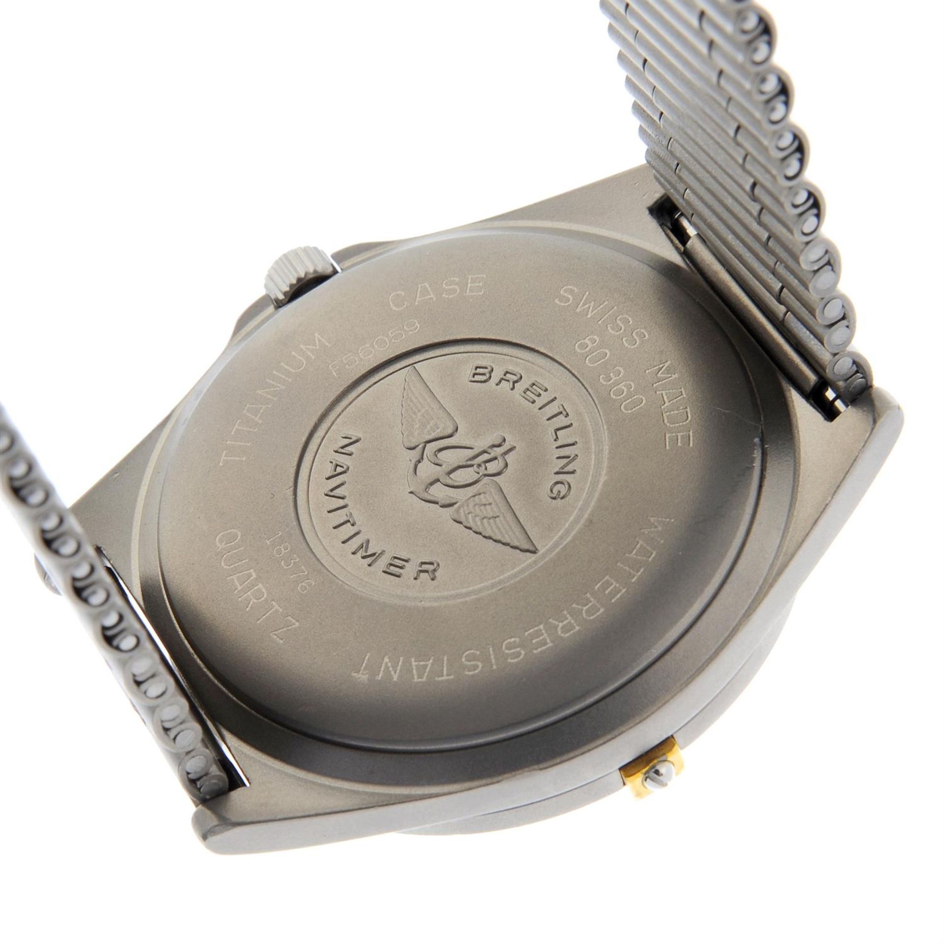 BREITLING - a gentleman's titanium Aerospace bracelet watch, 40mm. - Image 4 of 4