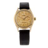 OMEGA - a gold plated Seamaster wrist watch, 33mm.