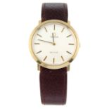 OMEGA - a 9ct yellow gold De Ville wrist watch, 31mm.