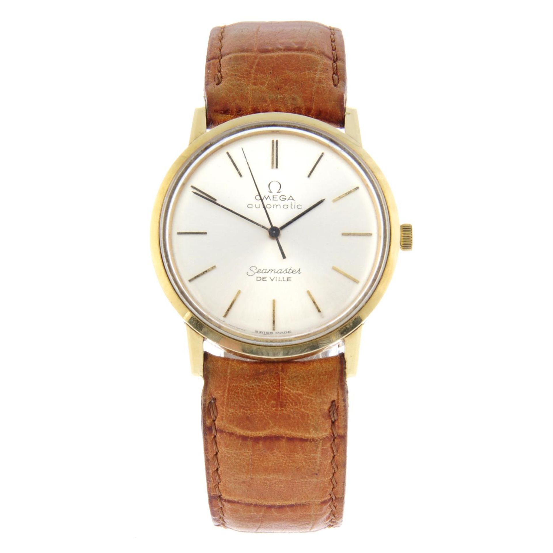 OMEGA - a gold plated Seamaster De Ville wrist watch, 32mm.