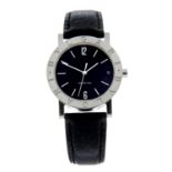 BULGARI - a stainless steel Bulgari wrist watch, 32mm.