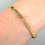 An 18ct gold 'Love' bangle, by Cartier.