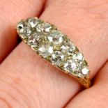 An early 20th century gold old-cut diamond ring.
