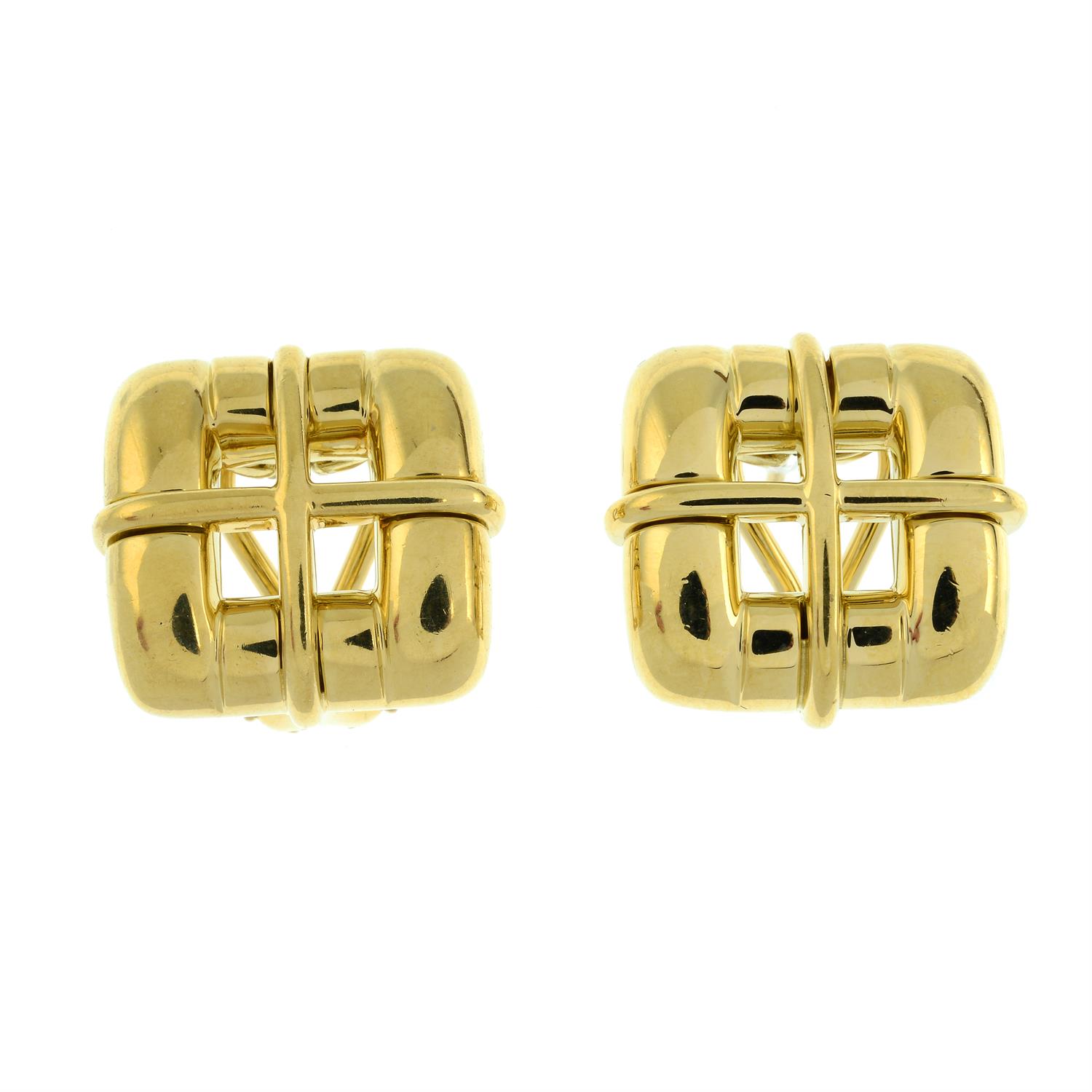 A pair of buckle earrings, by Tiffany & Co. - Bild 2 aus 4