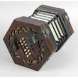 A C Wheatstone & Co. concertina with original box.