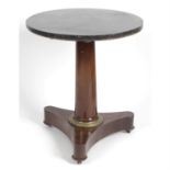 A 19th century mahogany occasional table.