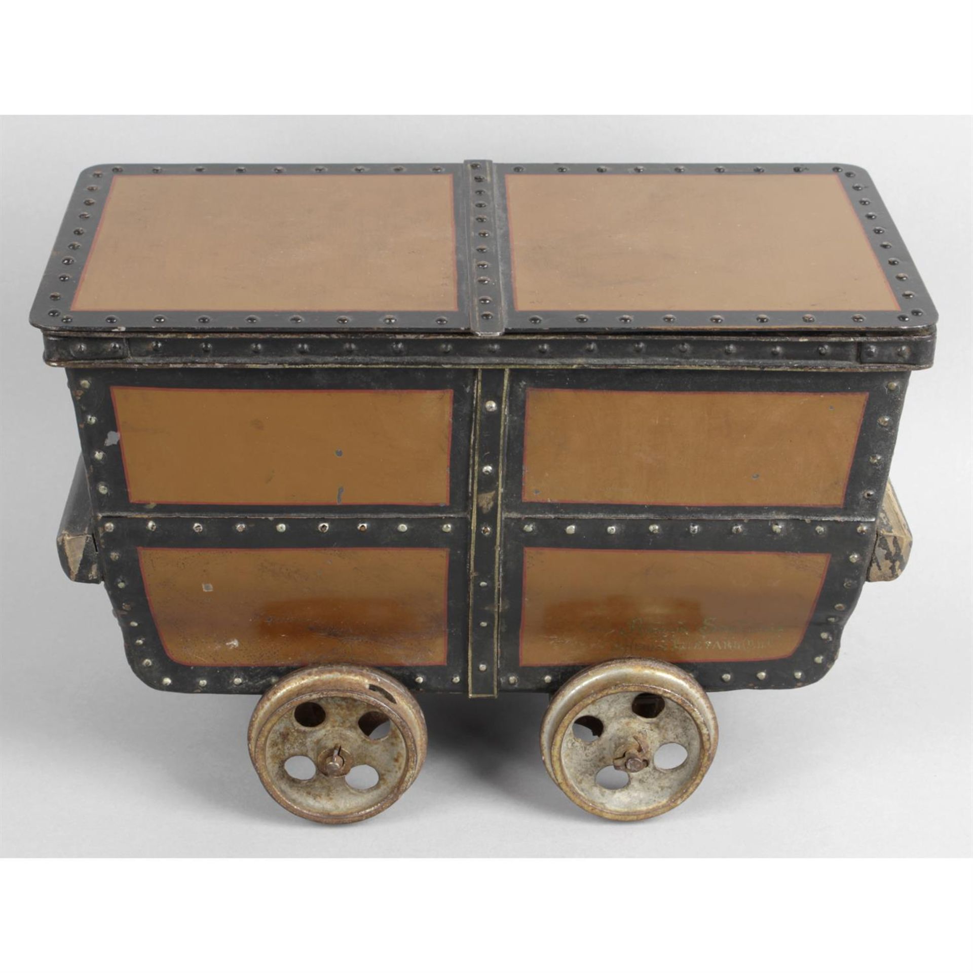An unusual late 19th century table cigar box.