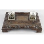 An early 20th century inkstand.