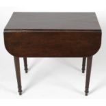 A 19th century mahogany Pembroke table.