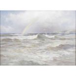 James Aitken (1880 - 1935), Showery Weather, oil on canvas.