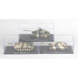 A large collection of De Agostini, the Combat Tanks Collection, die cast and plastic model tanks