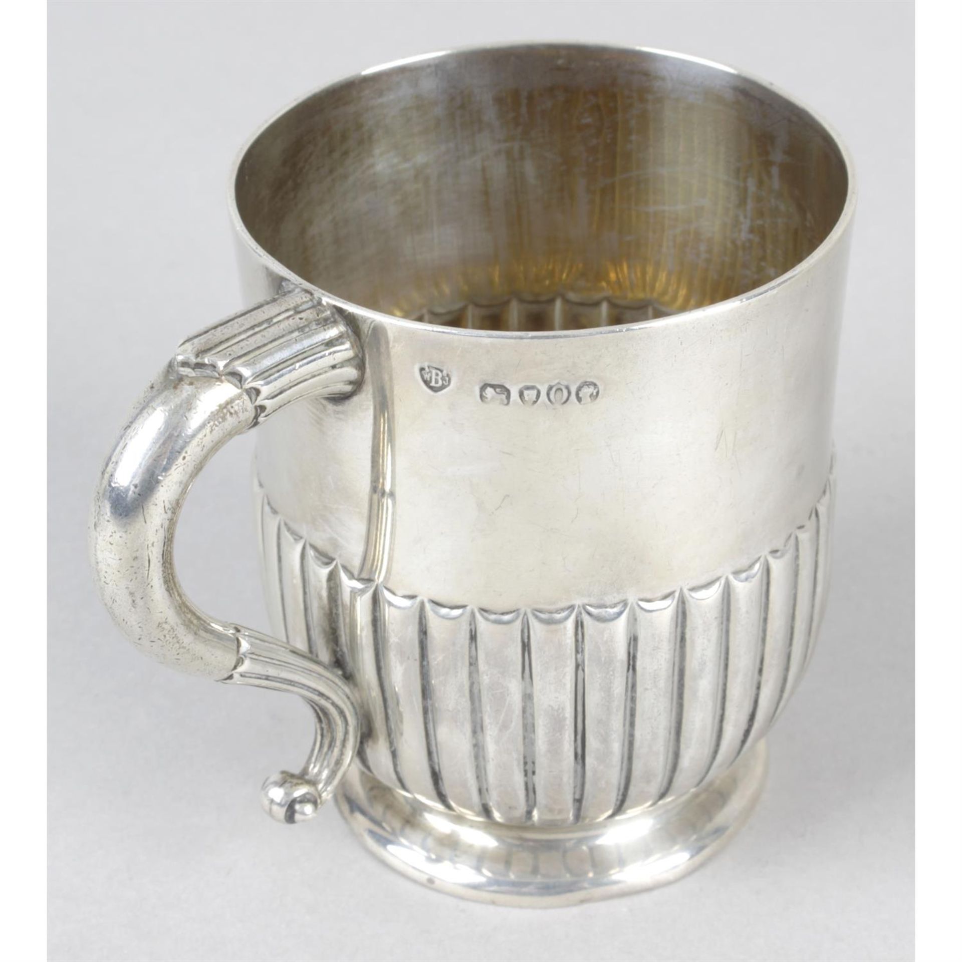 A Victorian silver christening mug. - Image 2 of 3
