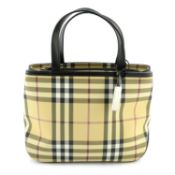 BURBERRY- a Nova Check handbag.