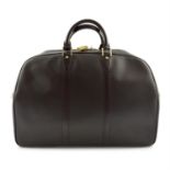 LOUIS VUITTON - Taiga Kendall burgundy Helenga bag.