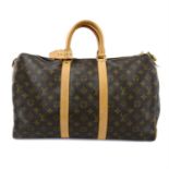 LOUIS VUITTON - a monogram Speedy 45 handbag.