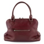 LONGCHAMP - Maroon leather handbag