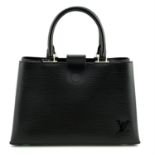 LOUIS VUITTON - a 2018 Black Epi Leather small Kleber bag.