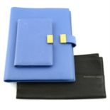 SMYTHSON - Three leather accessories.