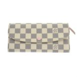 LOUIS VUITTON- a Damier Azur wallet.