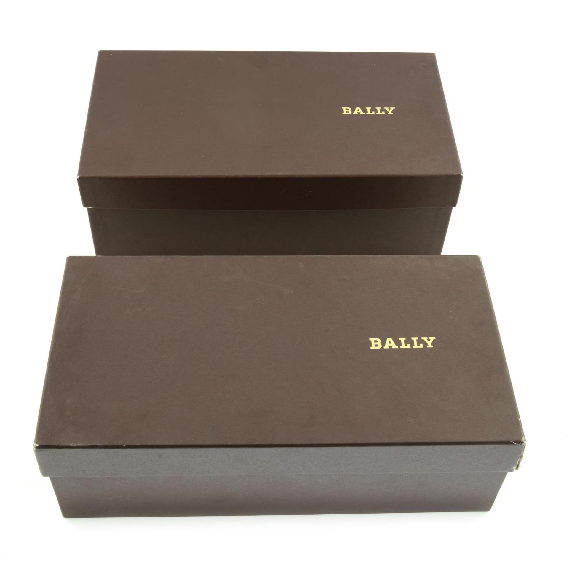 BALLY - two pairs of kitten heel shoes. - Image 4 of 4