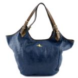 VIVIENE WESTWOOD - a blue tote handbag.