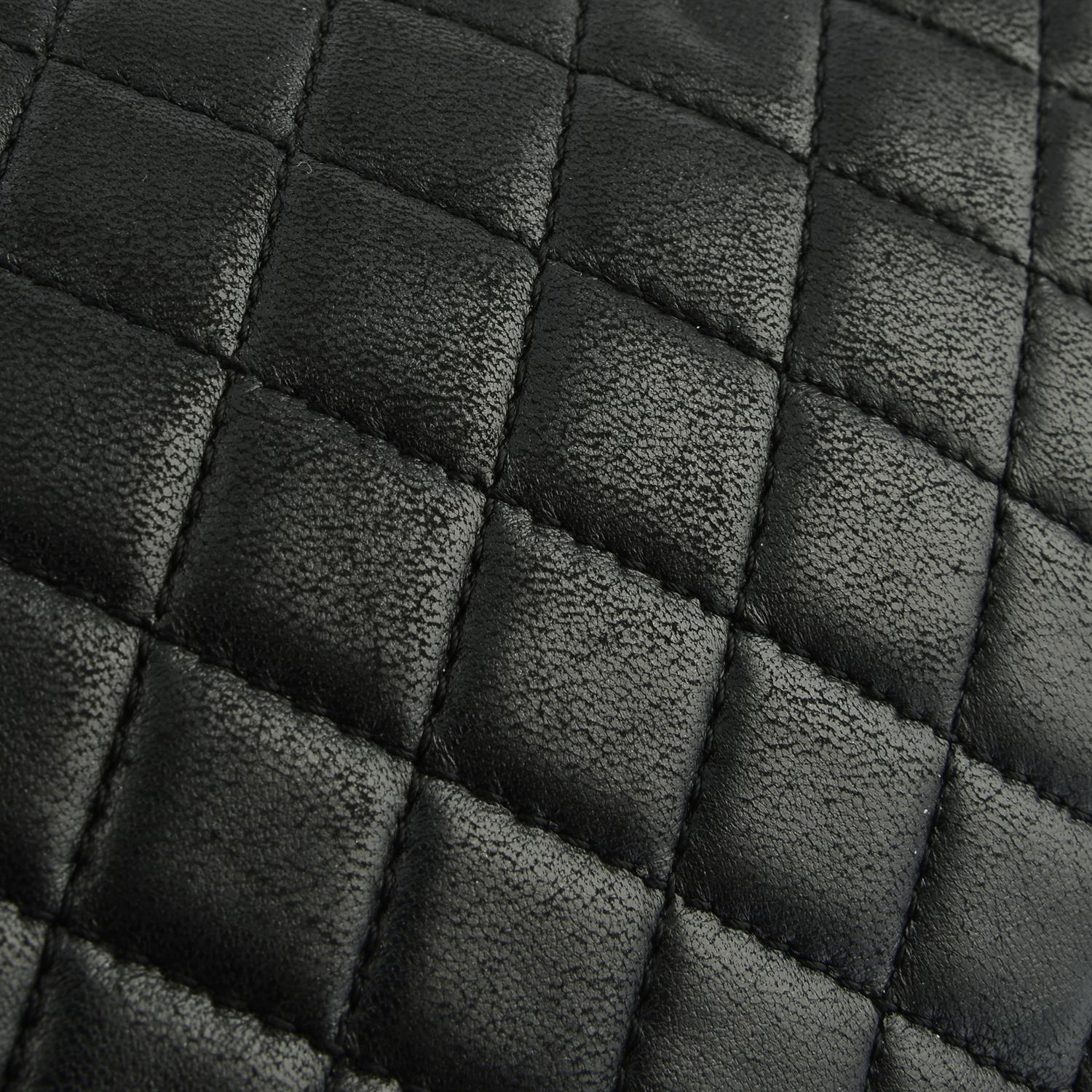 CHANEL - a black lambskin Boy flap bag. - Image 5 of 5