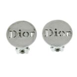 CHRISTIAN DIOR - a pair of clip-on earrings.