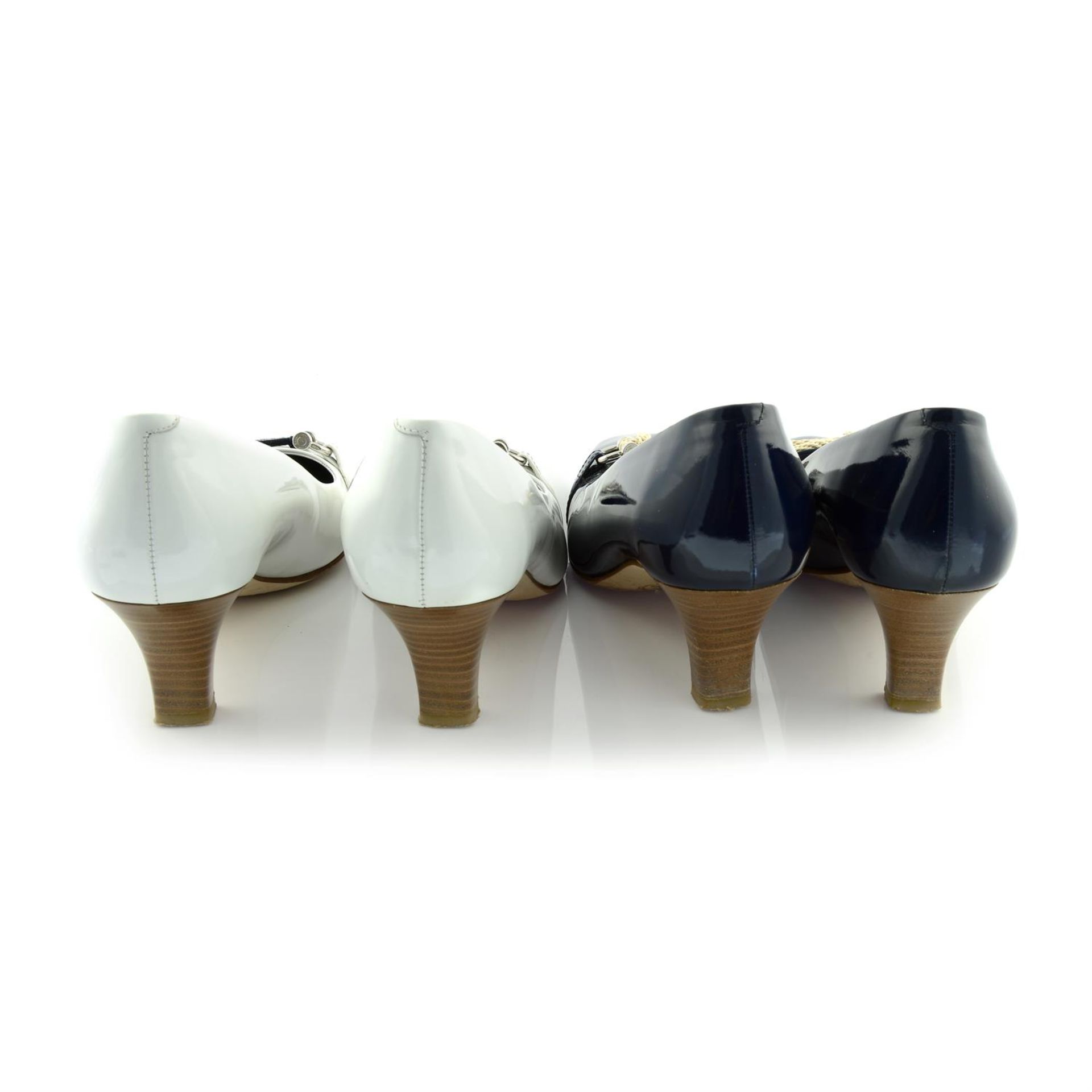 BALLY - two pairs of kitten heel shoes. - Image 3 of 4