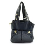 MARC JACOBS - Faridah blue leather Hobo bag.