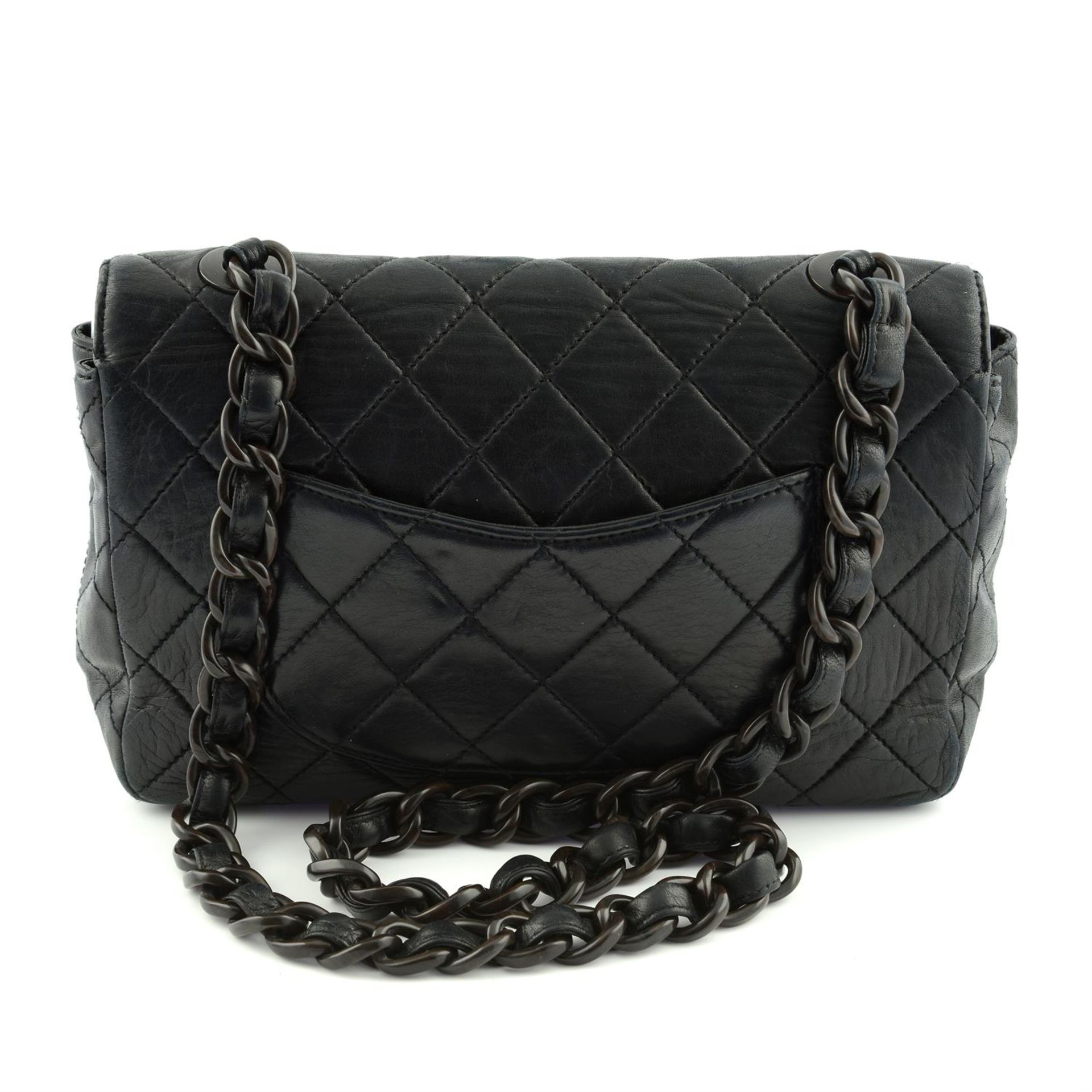 CHANEL - a leather single flap handbag. - Image 2 of 4