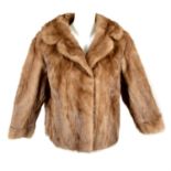 A short length mink fur jacket.